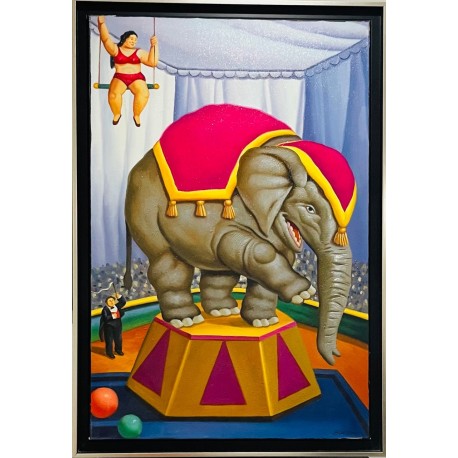 L'ELEPHANT AU CIRQUE