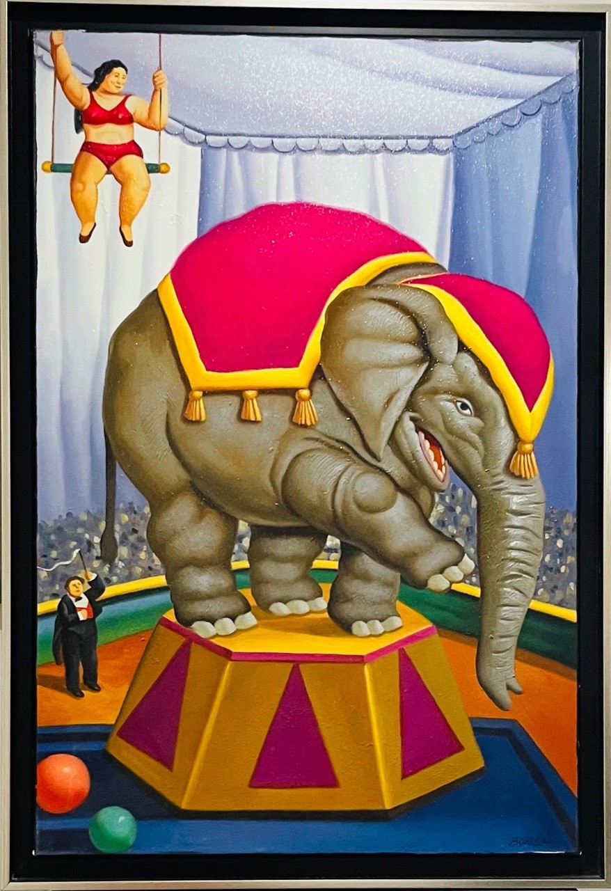 L'ELEPHANT AU CIRQUE