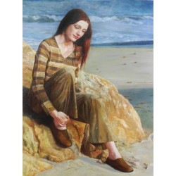 FEMME A LA MER