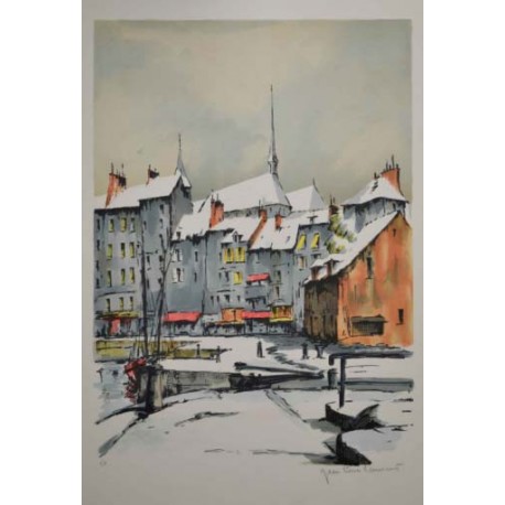 HONFLEUR SOUS LA NEIGE