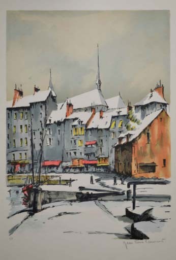 HONFLEUR SOUS LA NEIGE