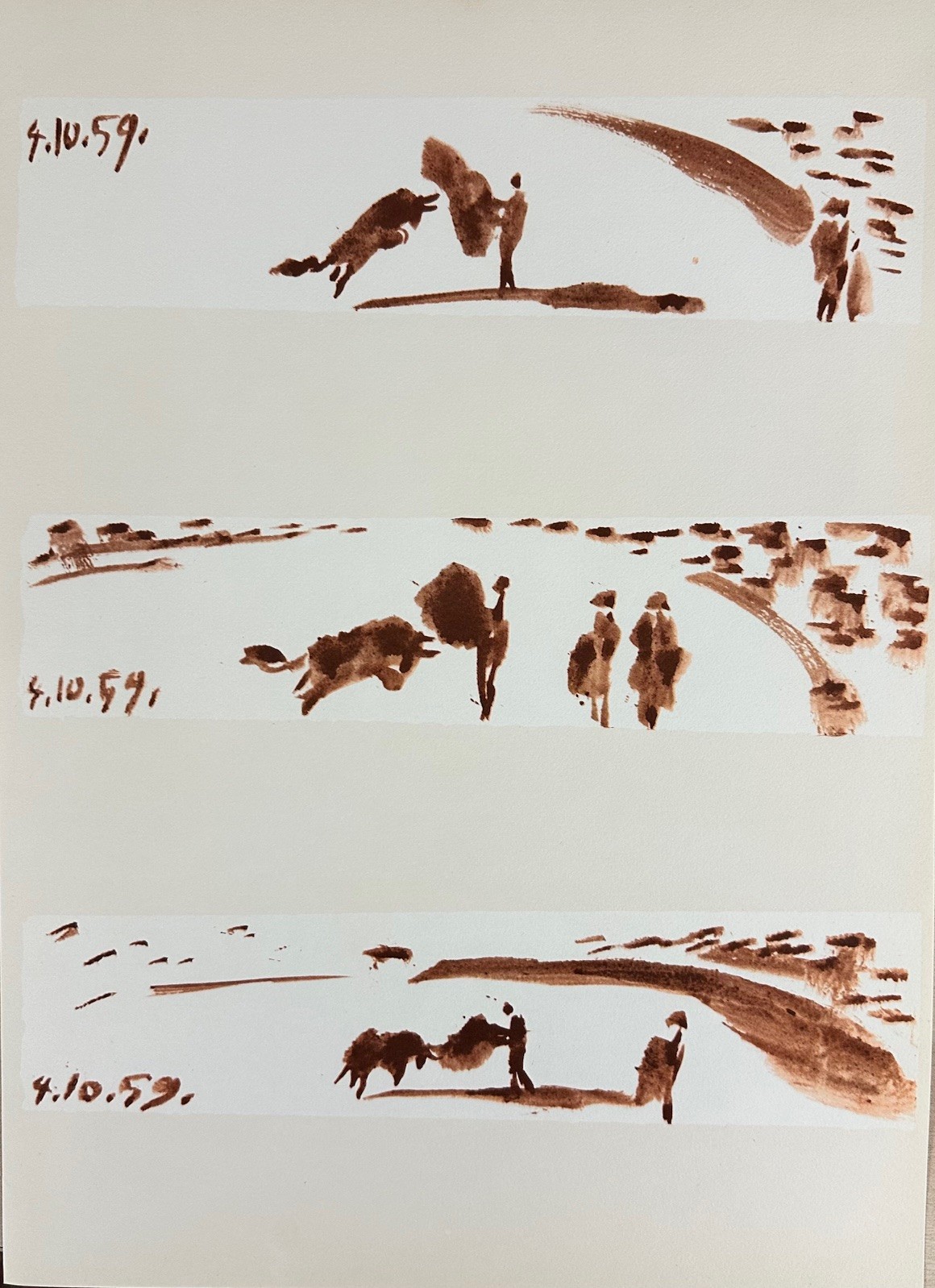 SCÈNE DE TAUREAUMACHIE