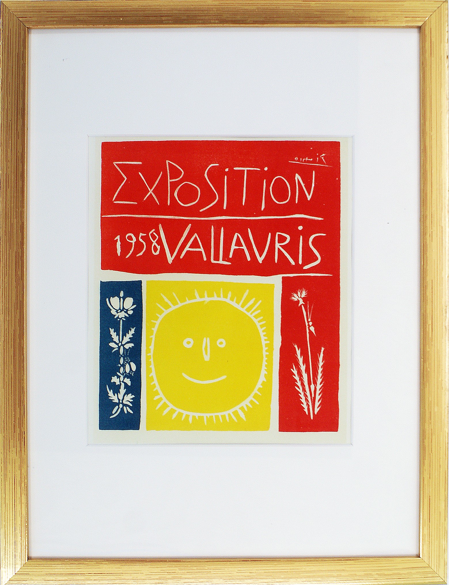 EXPOSITION VALLAURIS 1958