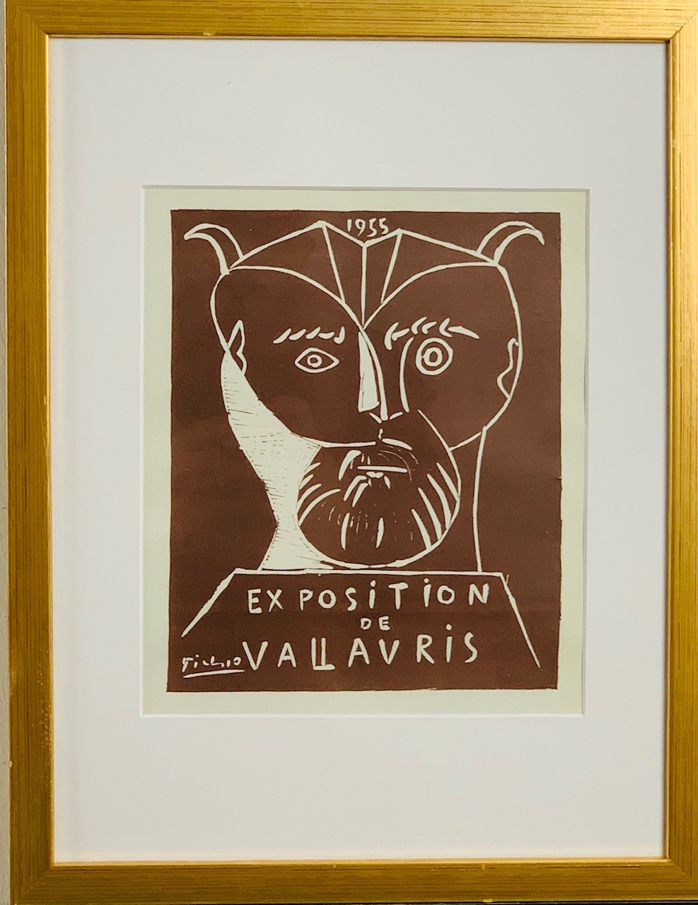 EXPOSITION DE VALLAURIS 1955