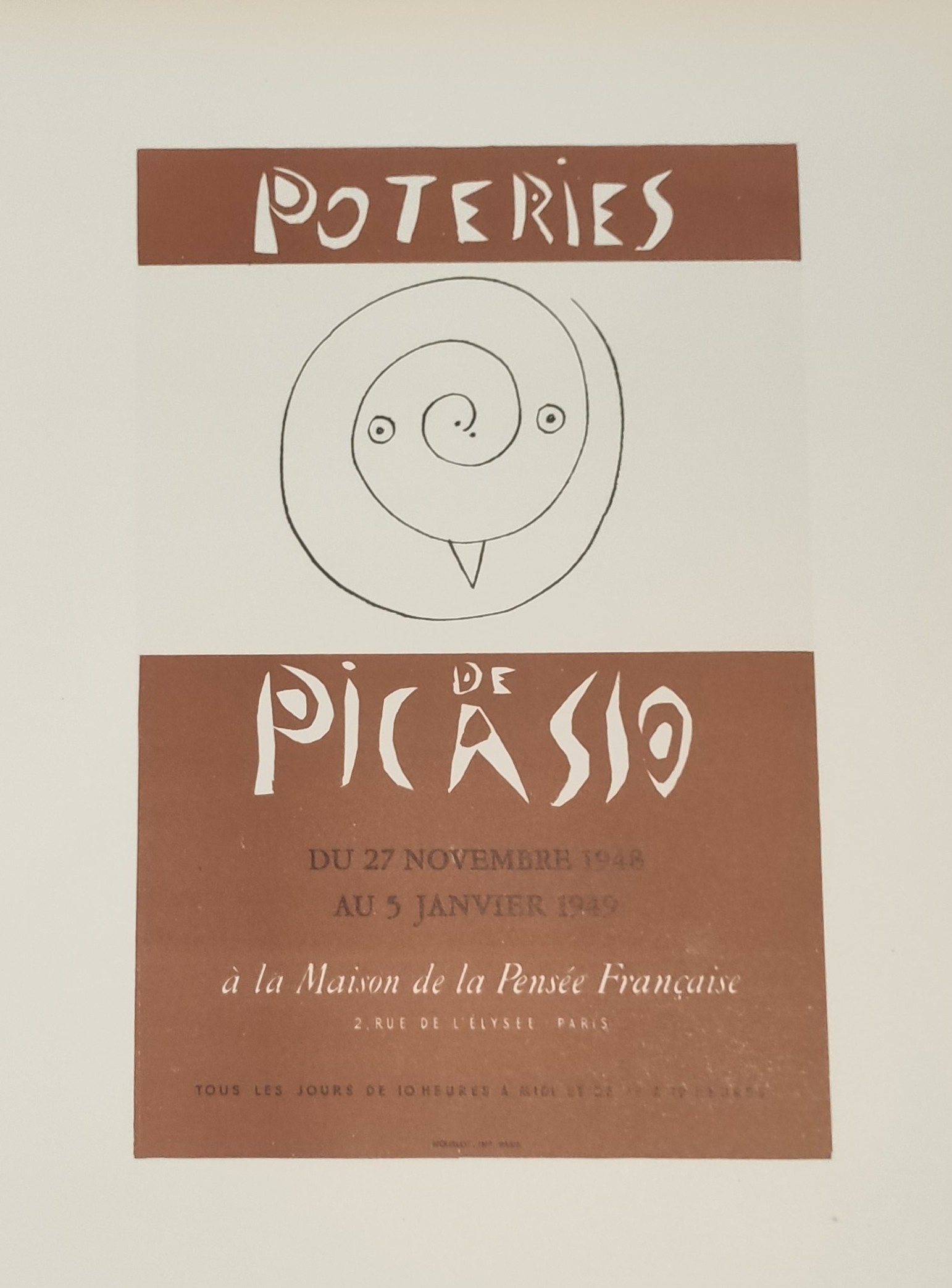 POTERIE DE PICASSO.