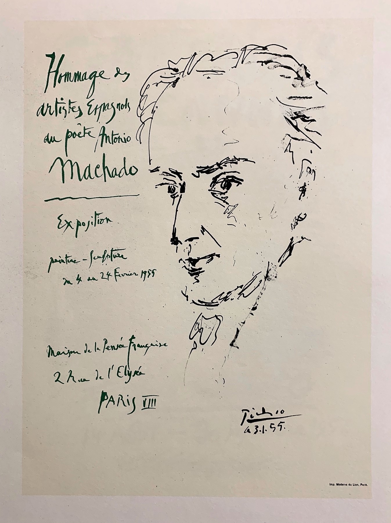 HOMMAGE AU POÈTE ANTONIO MACHADO