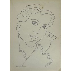 FEMME AUX YEUX BLEUS