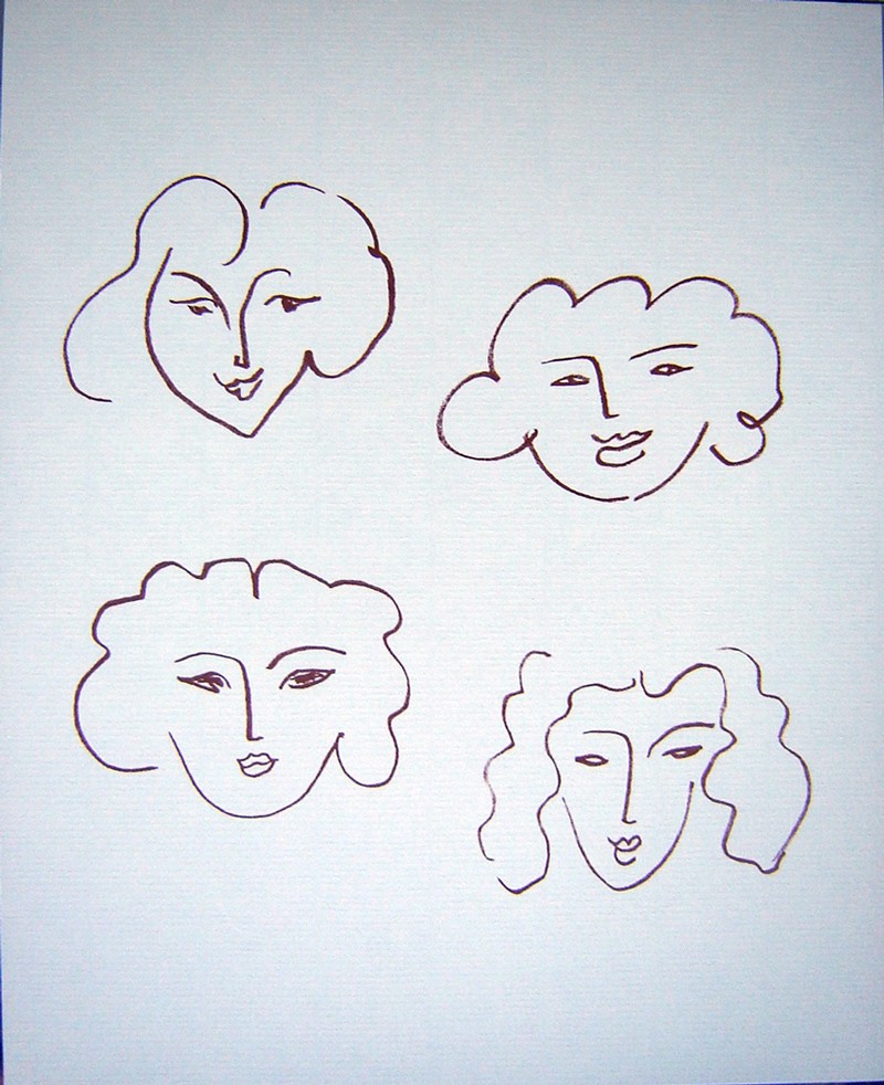 QUATRE VISAGES DE FEMMES