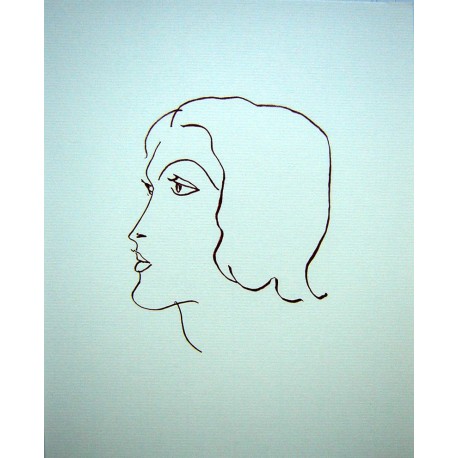 FEMME DE PROFIL
