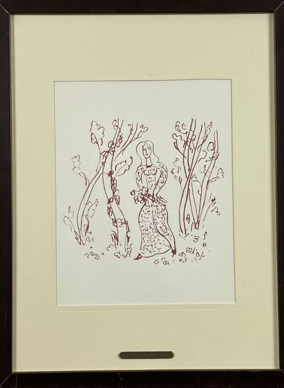 FEMME EN PROMENADE