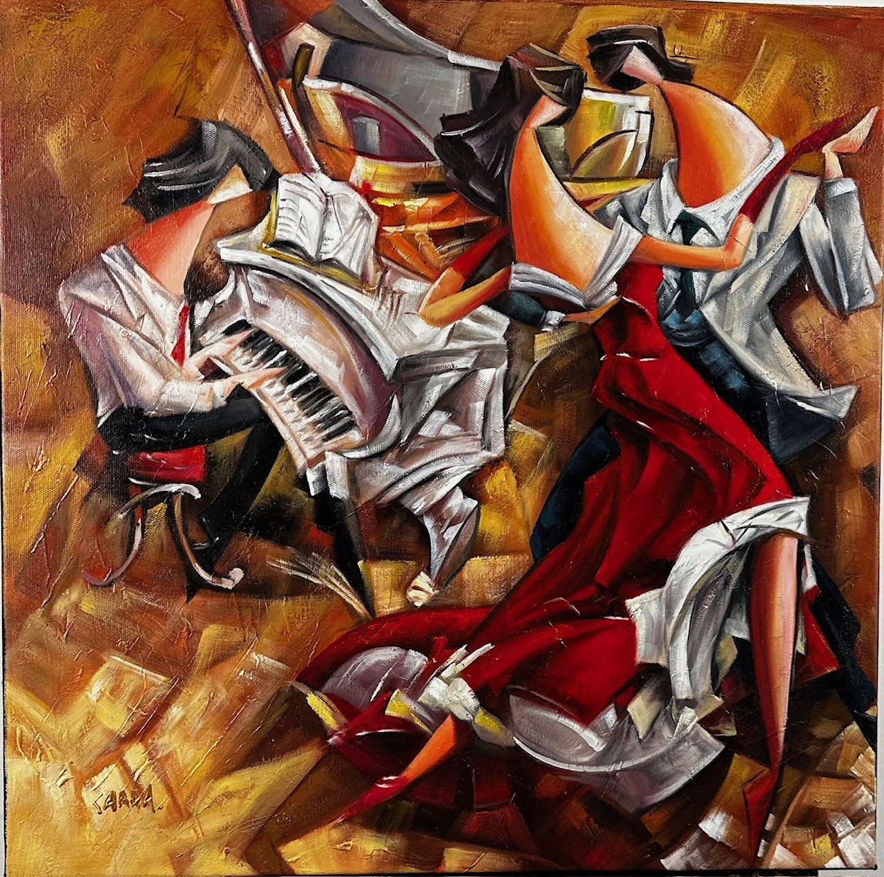 COUPLE DE DANSEURS