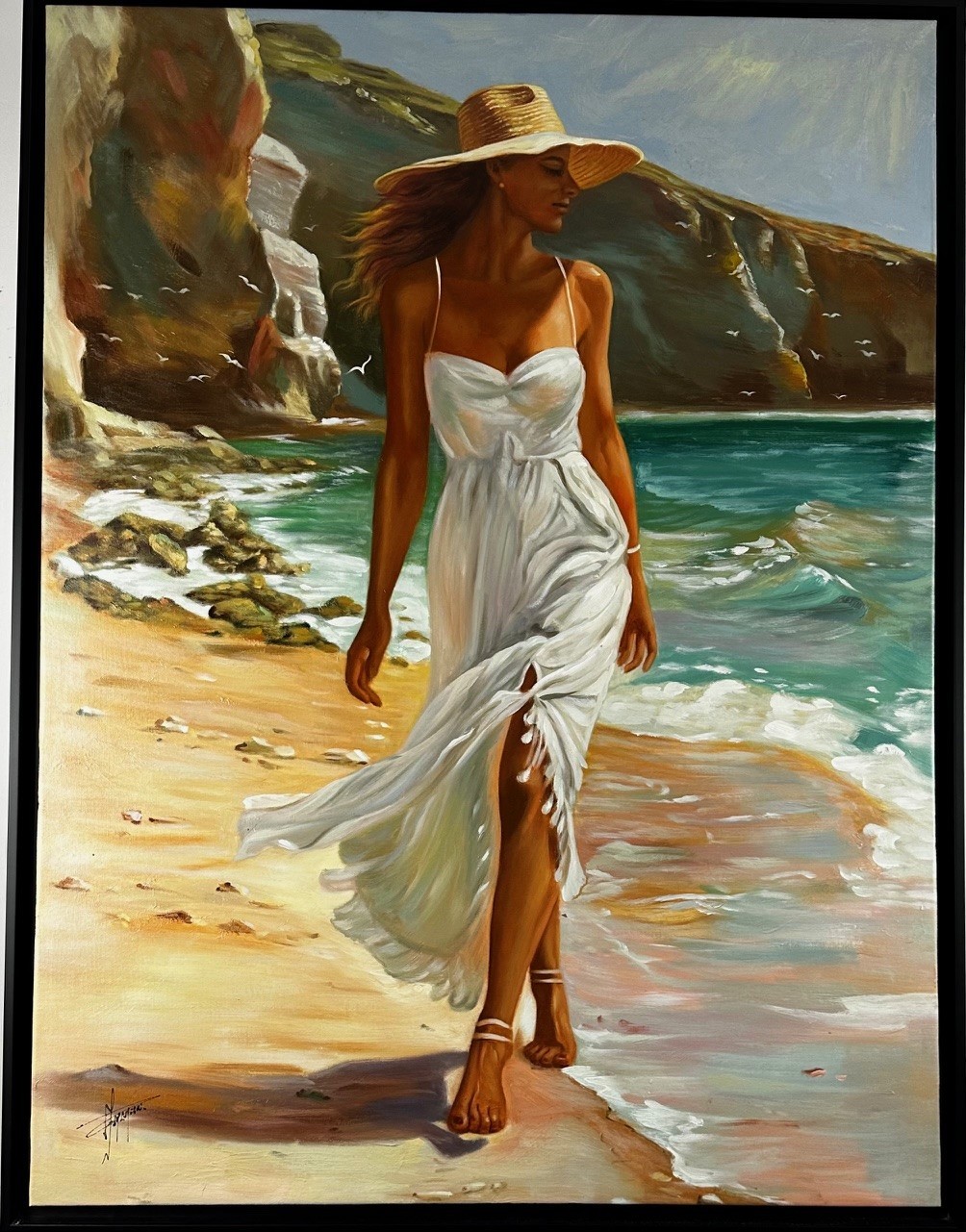 AU PIED DES FALAISES