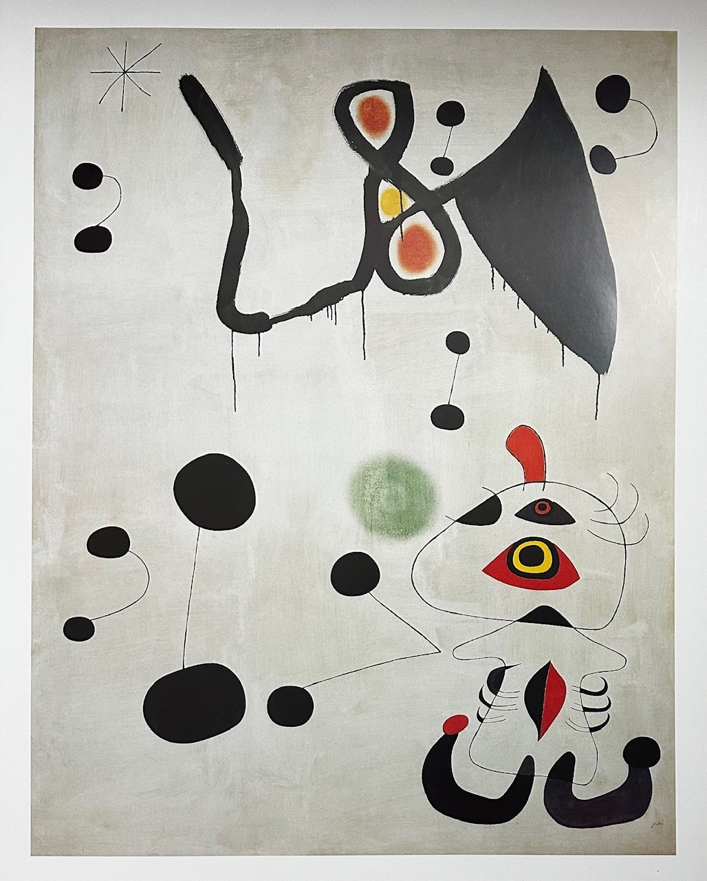 FEMME ET OISEAU DANS LA NUIT