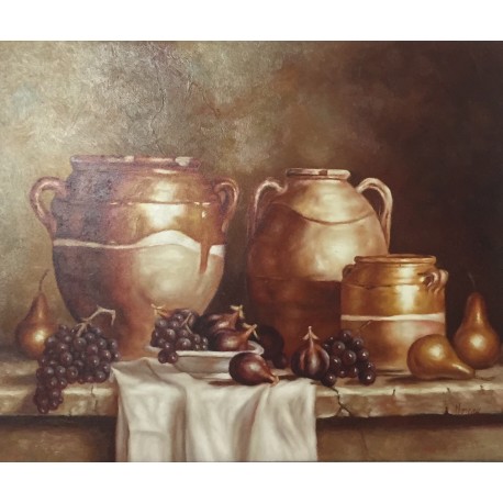 NATURE MORTE AUX RAISINS