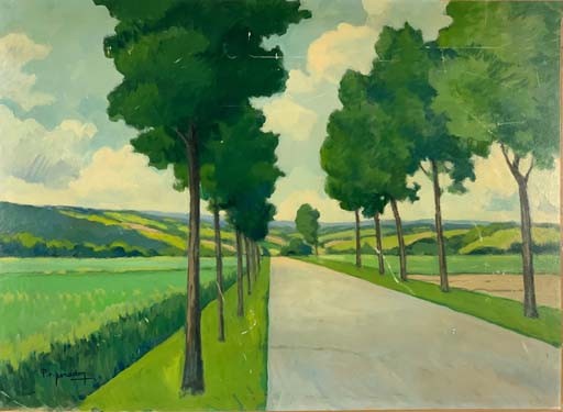 ROUTE DE LA DIVETTE PRES DE CABOURG