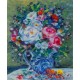 VASE AU DRAGON FLEURI