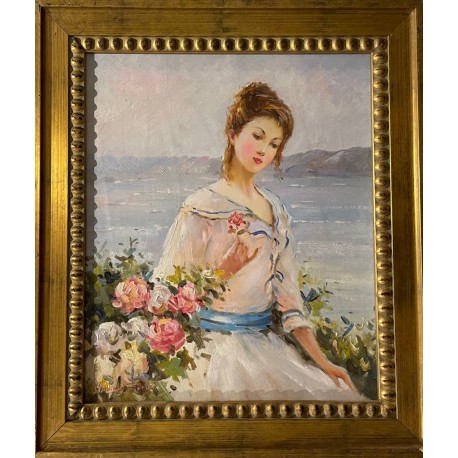 FEMME ET FLEURS