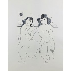 FEMMES SUR LA PLAGE