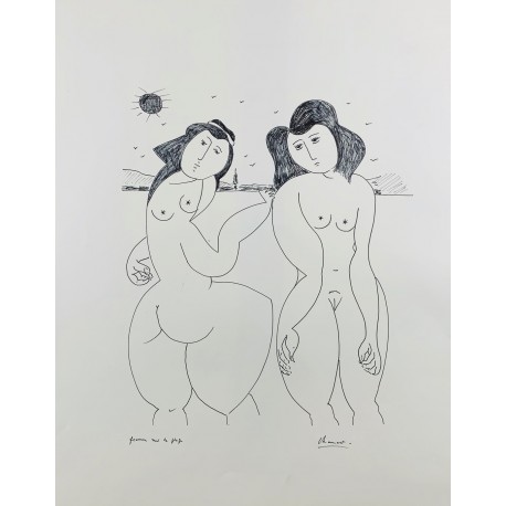 FEMMES SUR LA PLAGE