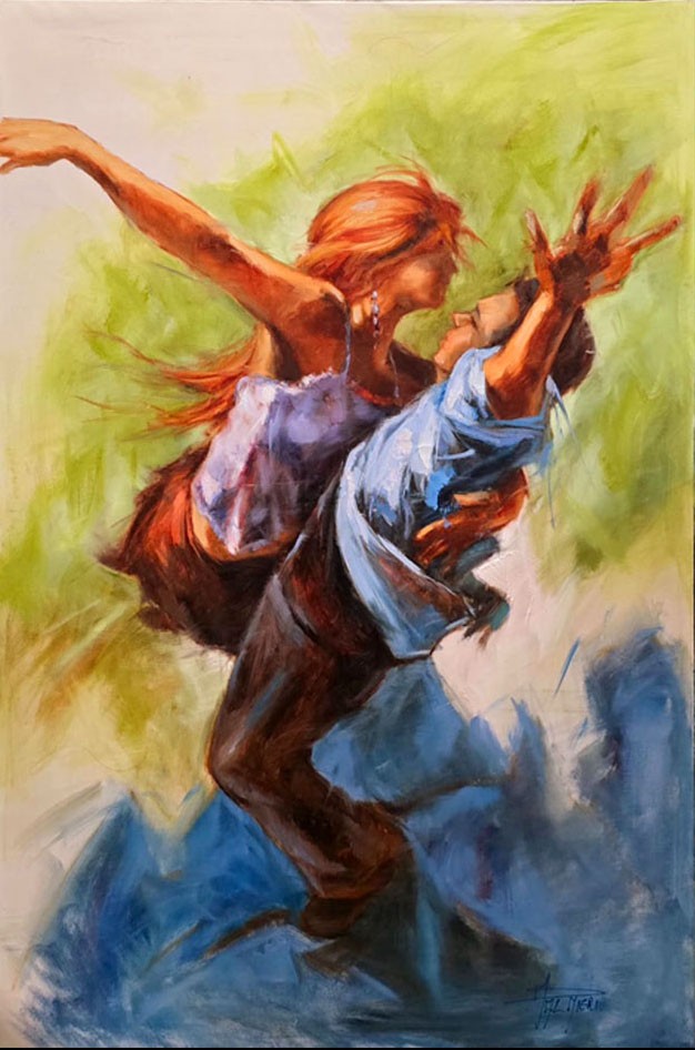 Antonio Palmieri ( Harmonie Dansante) 120x180 cm
