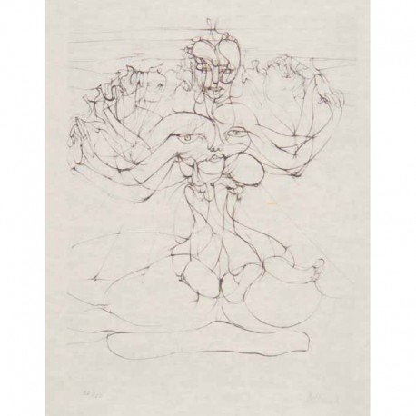 BELLMER Hans femme indou