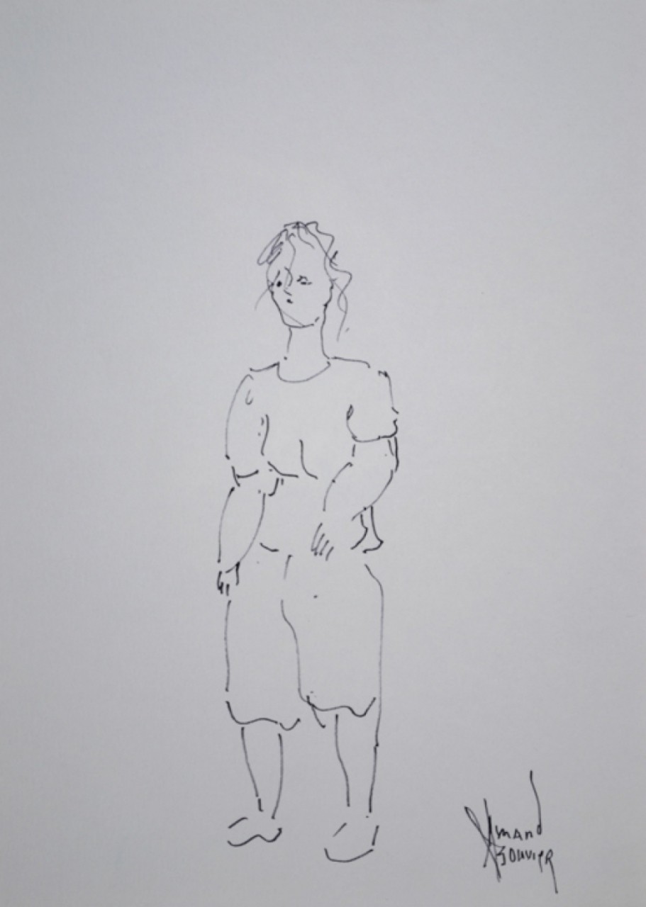 BOUVIER Amand femme debout