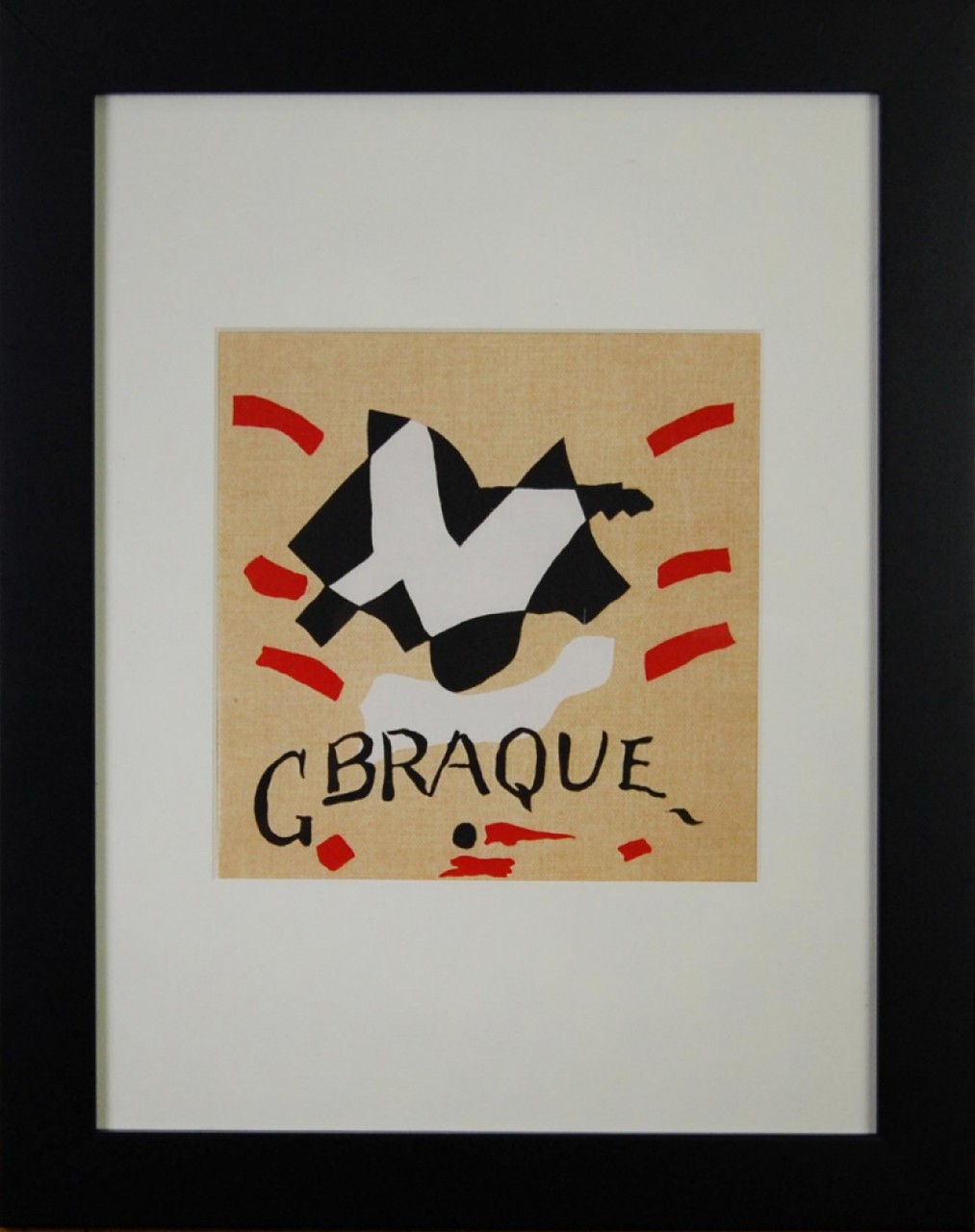 COMPOSITION - BRAQUE Georges (D'après) (1882 - 1963) - Lithographie