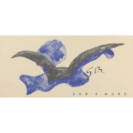 L'OISEAU BLEU - BRAQUE Georges (D'après) (1882 - 1963) - Lithographie