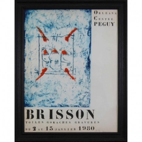 BRISSON Pierre-Marie affiche Orleans centre Peguy