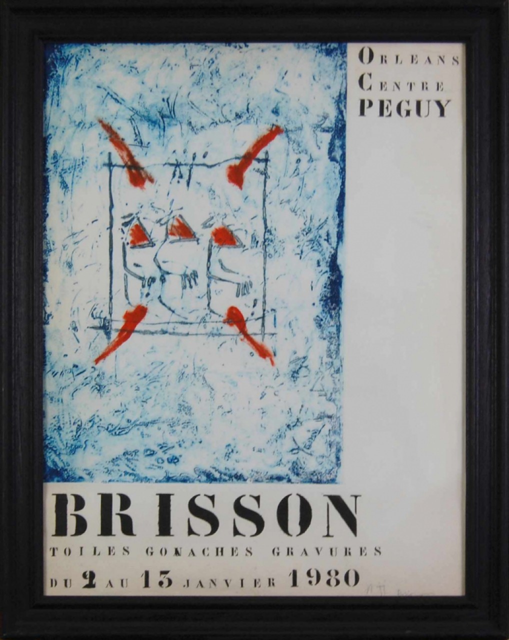 BRISSON Pierre-Marie affiche Orleans centre Peguy