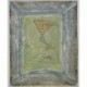 composition verte et bleue 