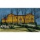 BUFFET Bernard large maison jaune