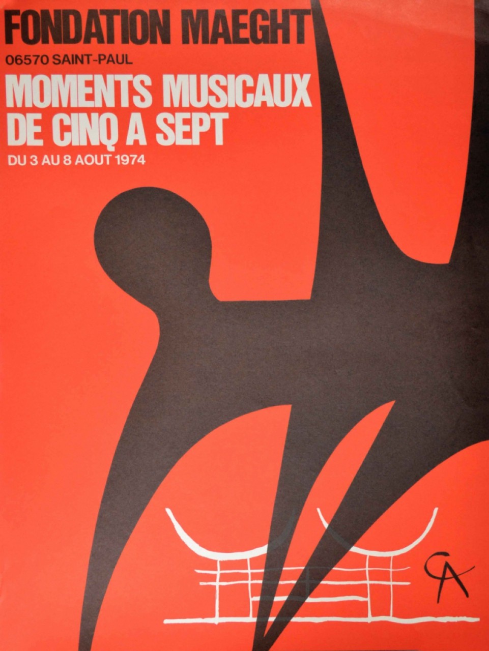 CALDER Alexander fondation maeght moments musicaux de cinq à sept