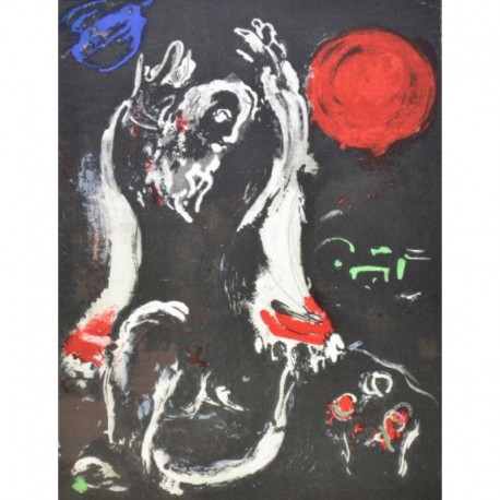 CHAGALL Marc animal entre mains