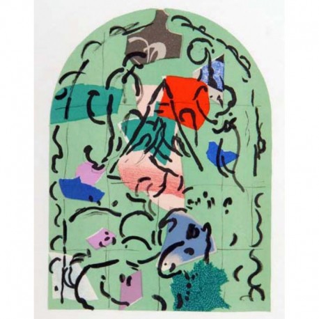 CHAGALL Marc composition vitrail