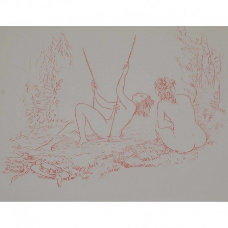 CHIMOT Edouard femmes jouent nues