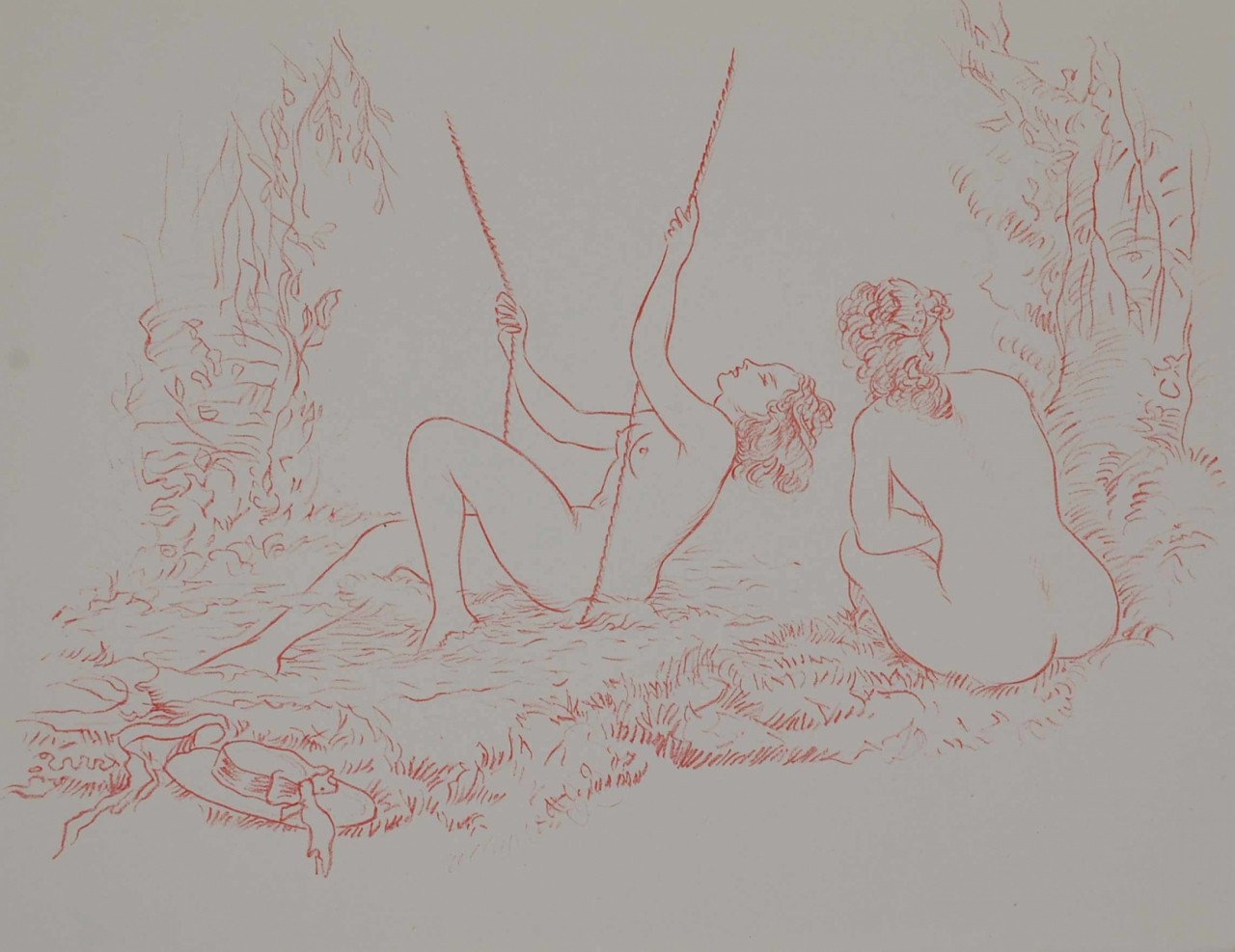 CHIMOT Edouard femmes jouent nues